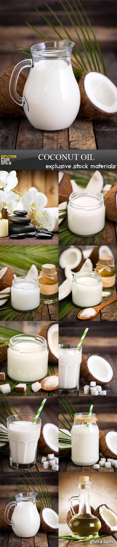 Coconut oil, 10 UHQ JPEG