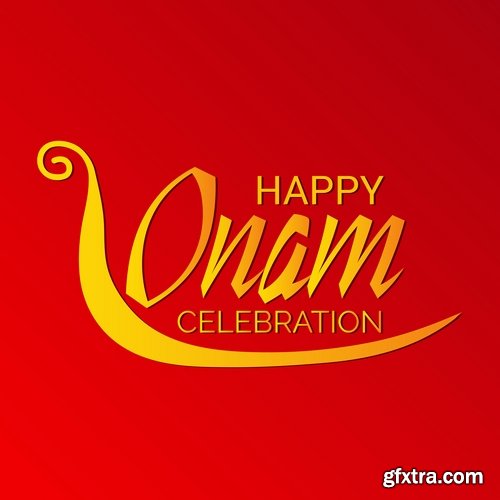 Collection Happy Onam celebration banner poster flyer discount sale sticker 25 HQ Jpeg