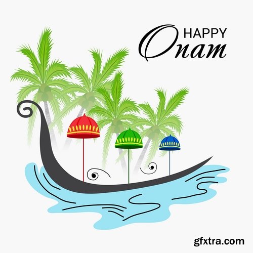 Collection Happy Onam celebration banner poster flyer discount sale sticker 25 HQ Jpeg