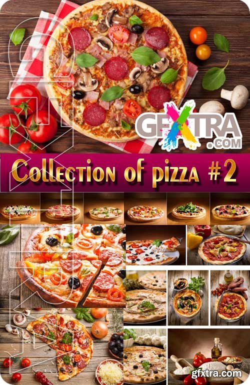 Food. Mega Collection. Pizza #2 - Stock Photo