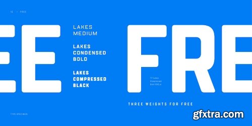 TT Lakes Font Family 54 Fonts