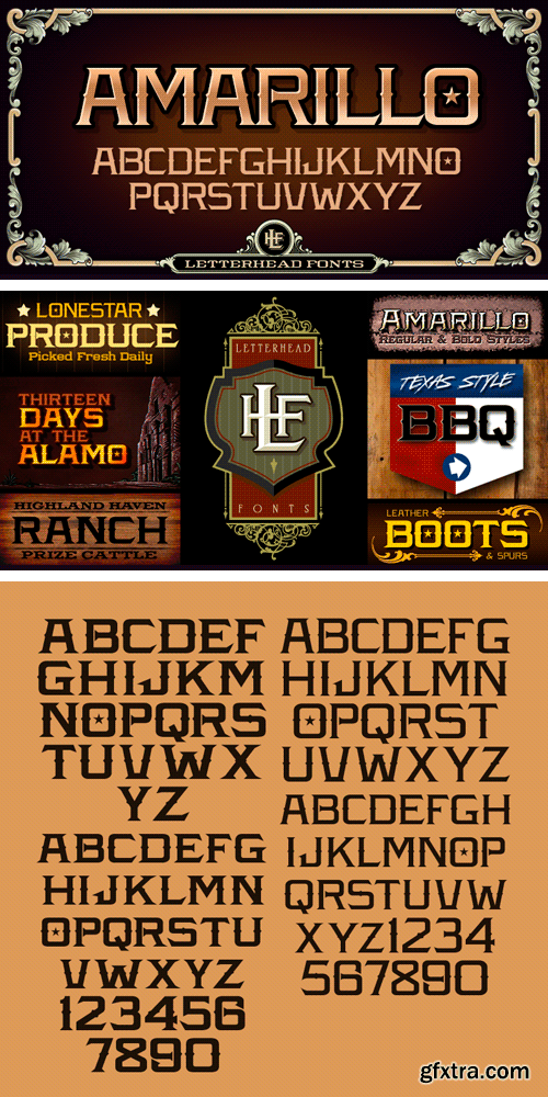 LHF Amarillo Font Family