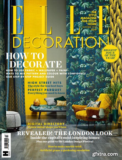 Elle Decoration UK - October 2016