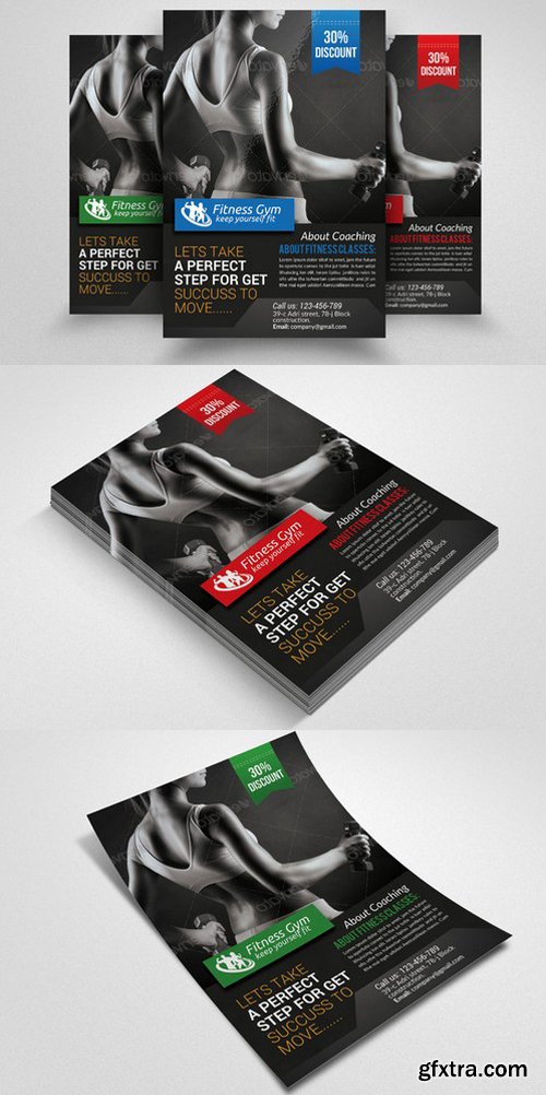 CM - Body Fitness Gym Flyer 859459