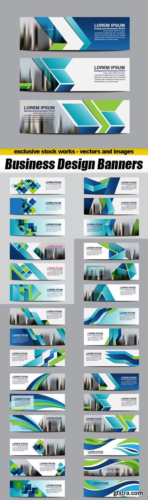 Business Design Banners - 10xEPS