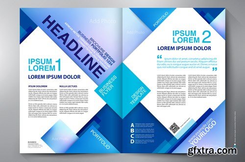 Brochure Design Template - 12xEPS