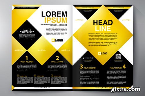 Brochure Design Template - 12xEPS