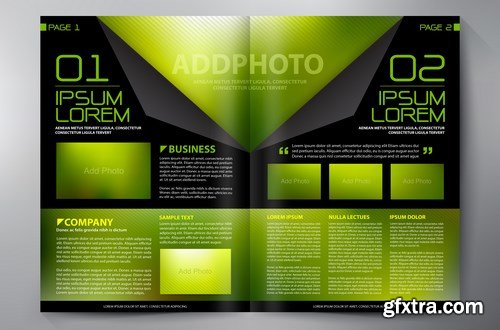 Brochure Design Template - 12xEPS