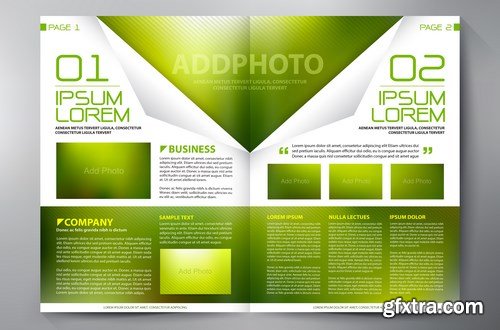 Brochure Design Template - 12xEPS