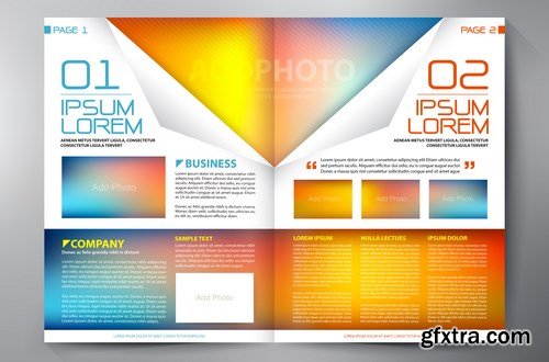 Brochure Design Template - 12xEPS