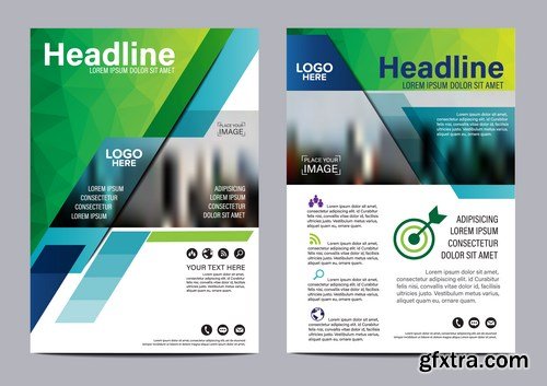 Corporate Templates of Brochures 7 - 25xEPS