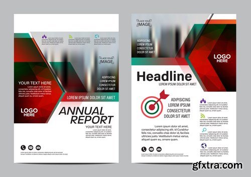 Corporate Templates of Brochures 7 - 25xEPS