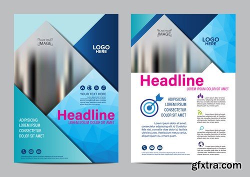 Corporate Templates of Brochures 7 - 25xEPS