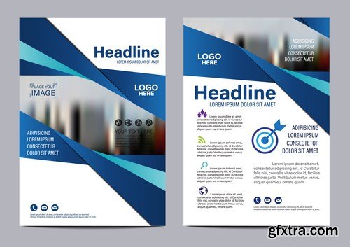 Corporate Templates of Brochures 7 - 25xEPS