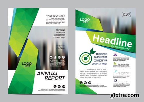 Corporate Templates of Brochures 7 - 25xEPS