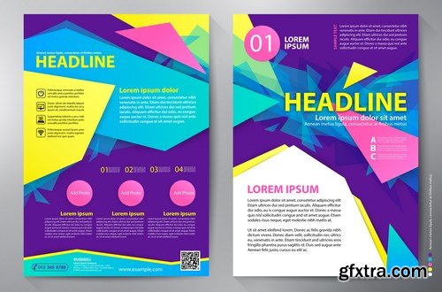 Corporate Templates of Brochures 7 - 25xEPS