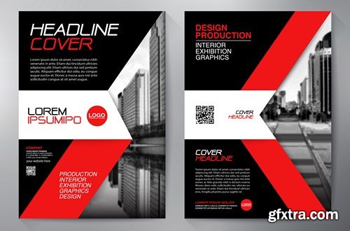 Corporate Templates of Brochures 7 - 25xEPS