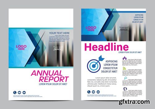 Corporate Templates of Brochures 7 - 25xEPS