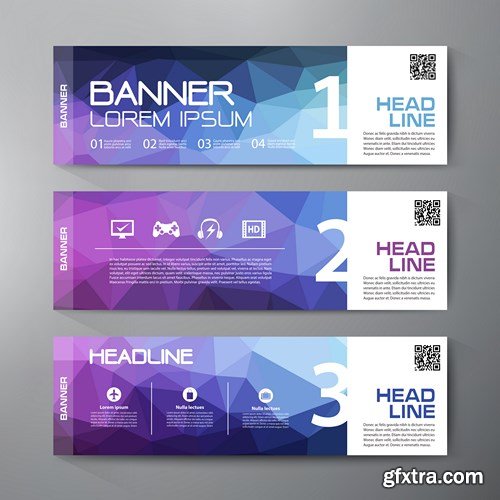 Design Banner Set - 16xEPS