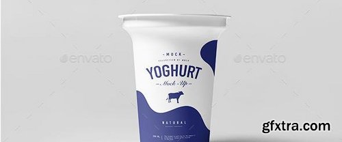 Graphicriver Yoghurt Mock-up 17018227