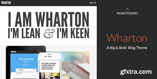 ThemeForest - Wharton v1.2.9 - A Big & Bold WordPress Blog Theme - 6928979