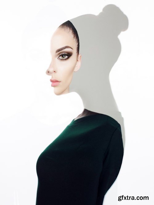 Beautiful Woman with Perfect Makeup - 10xUHQ JPEG