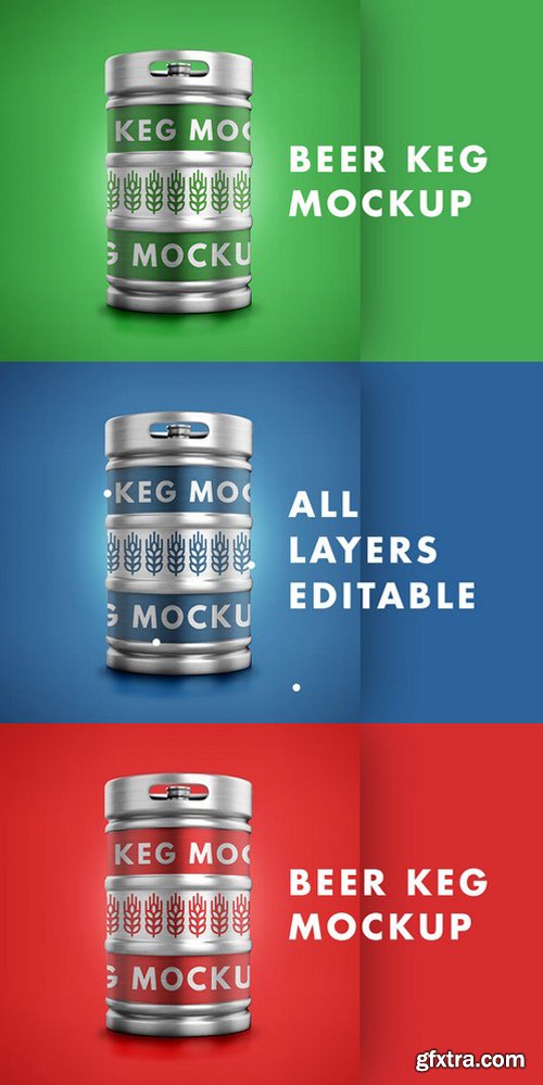 CM - Beer Keg Mockup 603839