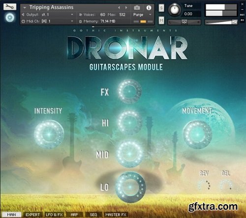 Gothic Instruments Dronar Guitarscapes Module KONTAKT-PiRAT