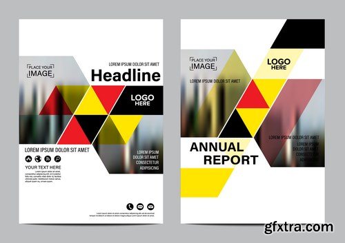 Corporate Templates of Brochures 8 - 25xEPS