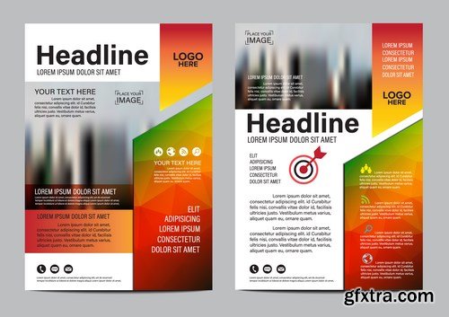 Corporate Templates of Brochures 8 - 25xEPS