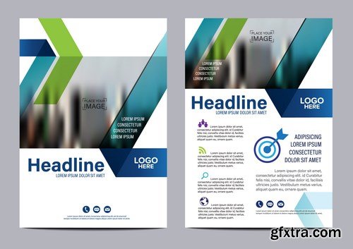 Corporate Templates of Brochures 8 - 25xEPS