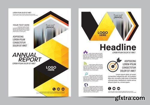 Corporate Templates of Brochures 8 - 25xEPS