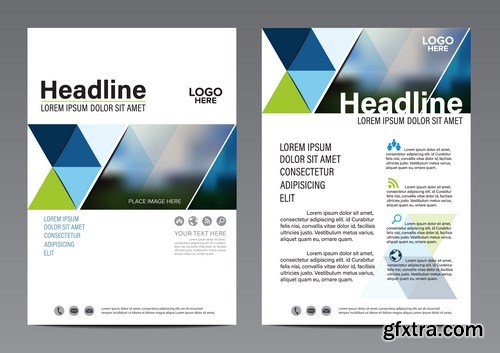 Corporate Templates of Brochures 8 - 25xEPS