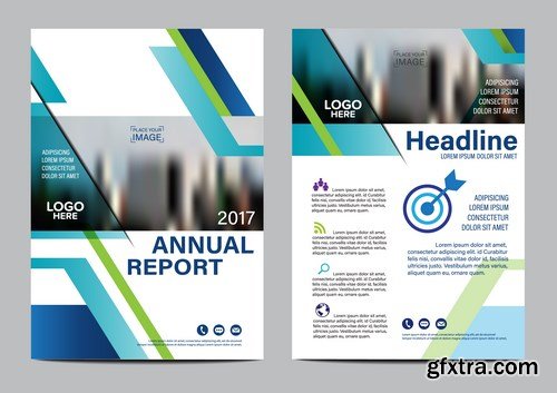 Corporate Templates of Brochures 8 - 25xEPS