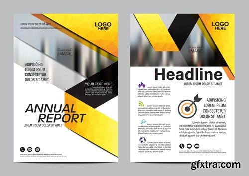 Corporate Templates of Brochures 8 - 25xEPS