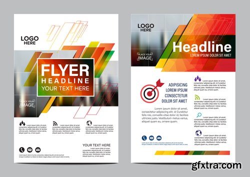 Corporate Templates of Brochures 8 - 25xEPS