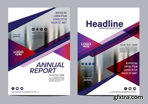 Corporate Templates of Brochures 8 - 25xEPS