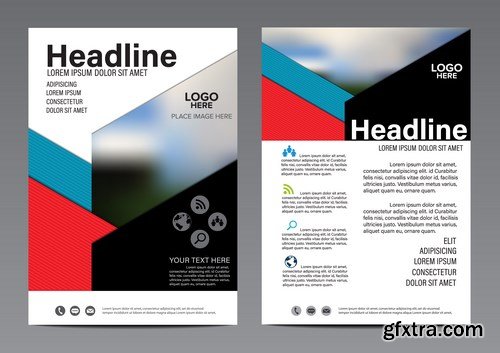 Corporate Templates of Brochures 8 - 25xEPS