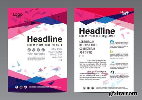 Corporate Templates of Brochures 8 - 25xEPS