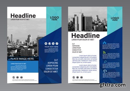 Corporate Templates of Brochures 8 - 25xEPS