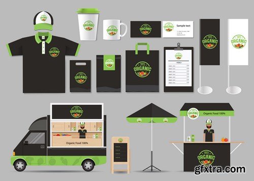 Corporate Branded Design of Food - 16xEPS