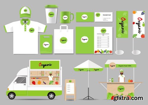 Corporate Branded Design of Food - 16xEPS