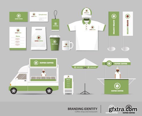 Corporate Branded Design of Food - 16xEPS