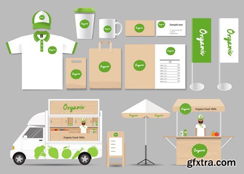 Corporate Branded Design of Food - 16xEPS