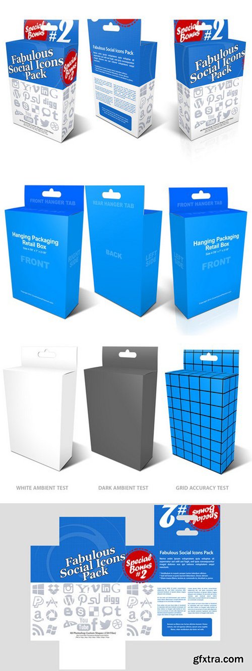 CM - Peggable Retail Box Mockup 605282