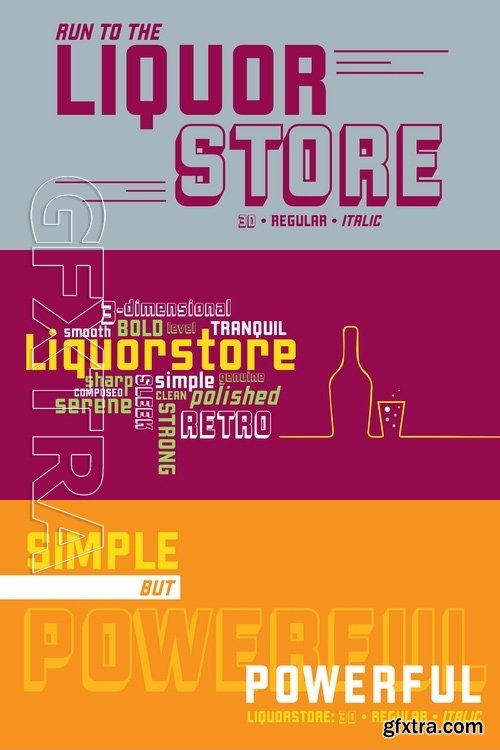 Liquorstore - 5 fonts: $299.00
