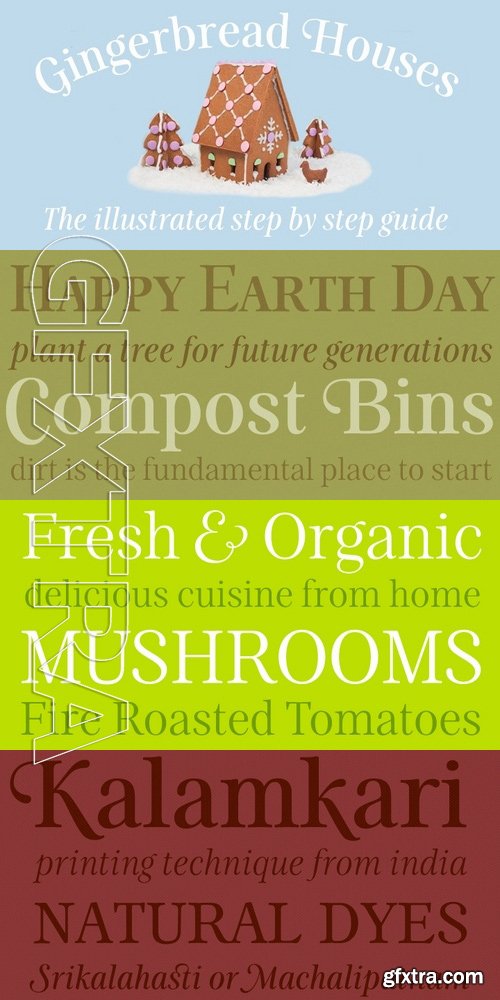 Patchouli Display - 4 fonts: $45.00