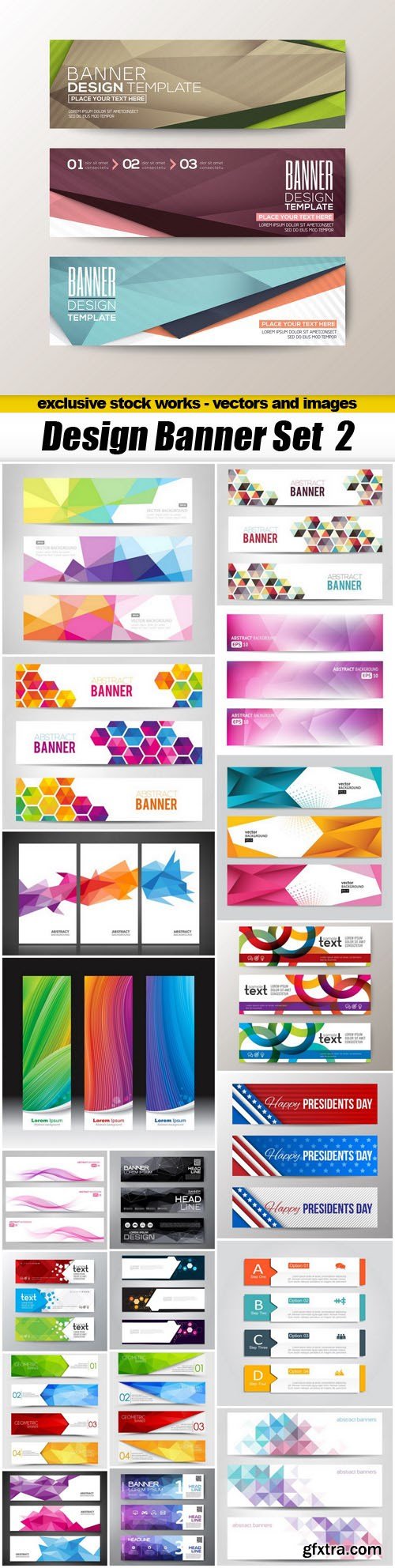 Design Banner Set 2 - 20xEPS