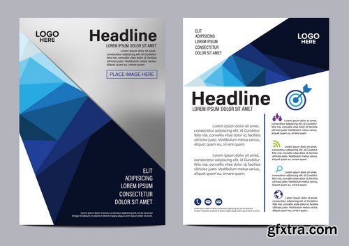 Corporate Templates of Brochures 9 - 25xEPS