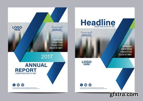 Corporate Templates of Brochures 9 - 25xEPS